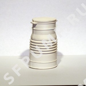 Муфта гофрированная 46/40 белая BL120162